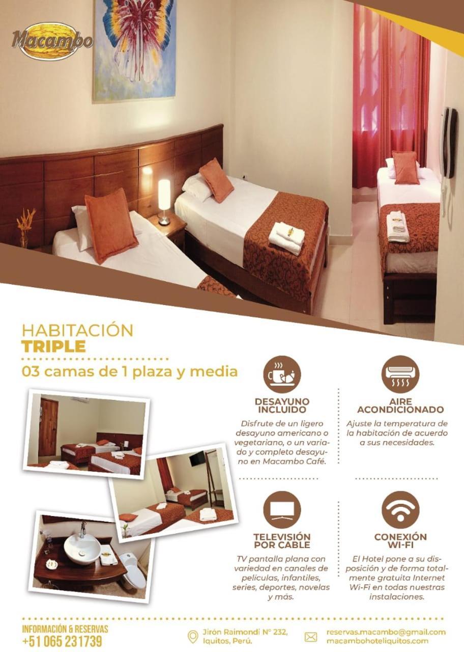 Hostal Macambo Iquitos Dış mekan fotoğraf